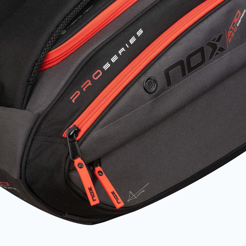 Borsa da padel NOX AT10 XXL Padelbag 90 l grey/orange 6