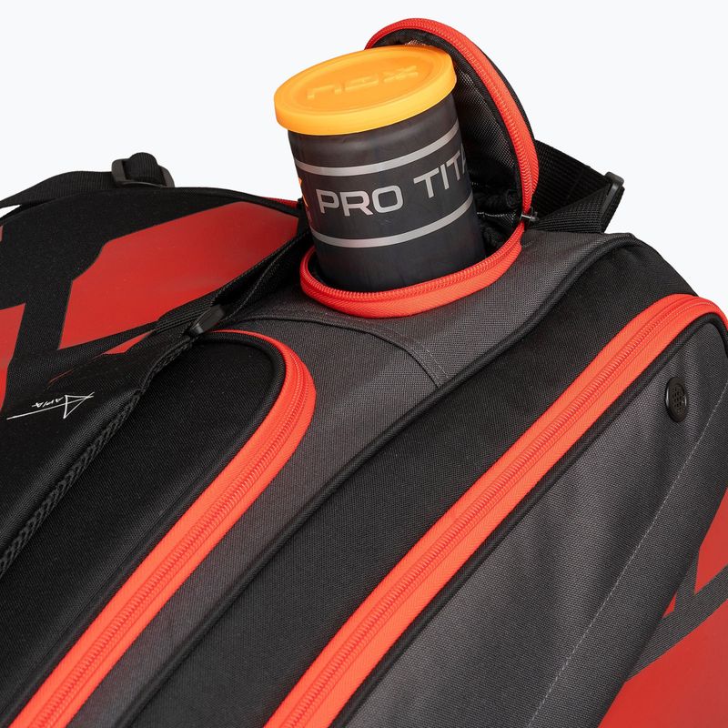 Borsa da padel NOX AT10 XXL Padelbag 90 l grey/orange 10