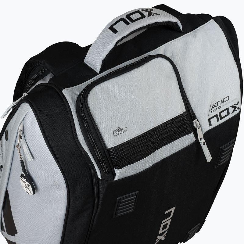 NOX AT10 Competition XL Compact 80 l Padel bag grigio/nero 10