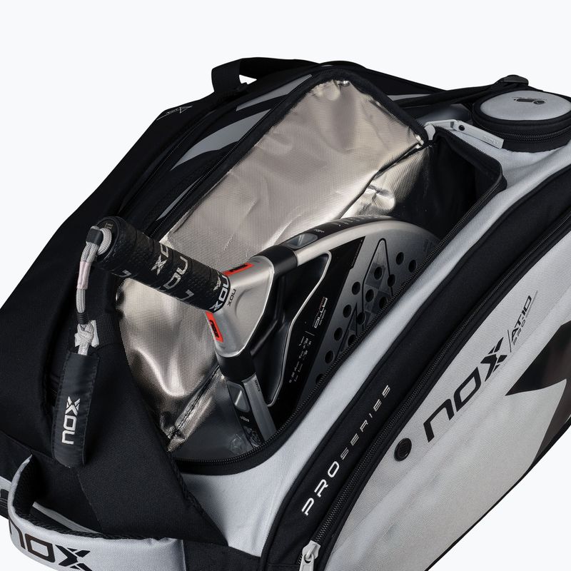 NOX AT10 Competition XL Compact 80 l Padel bag grigio/nero 13