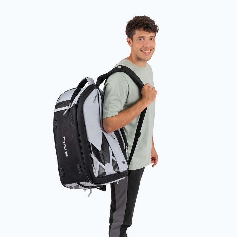 NOX AT10 Competition XL Compact 80 l Padel bag grigio/nero 17