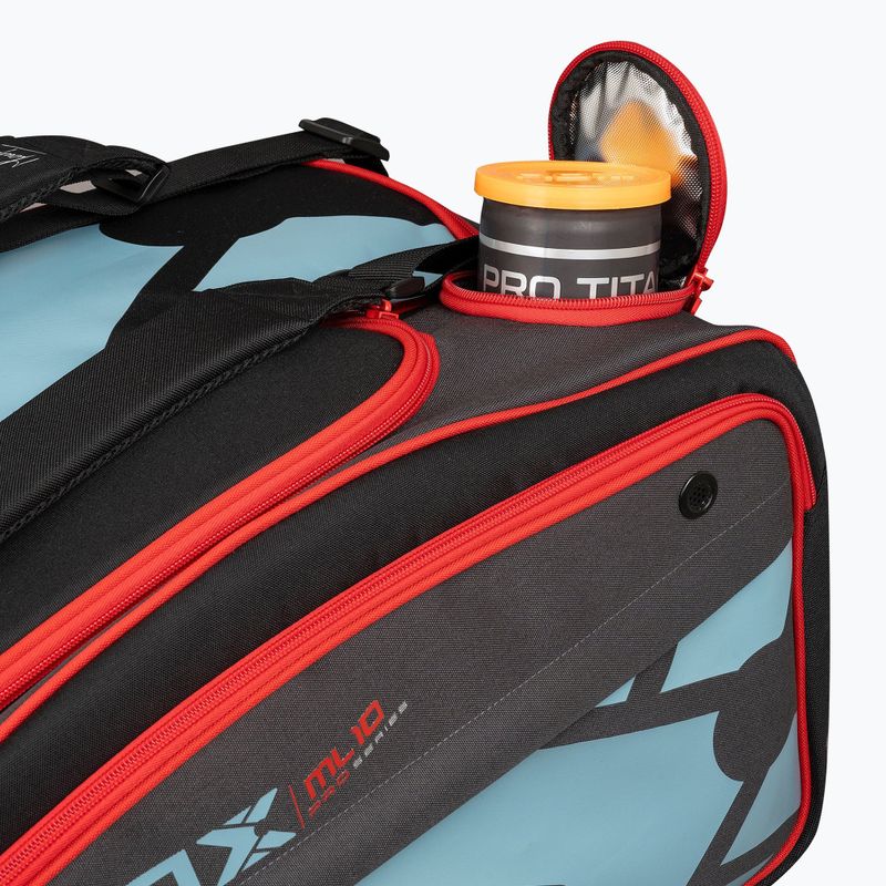 Borsa da padel NOX ML10 Competition XL Compact Padelbag 80 l grey/black/orange 8