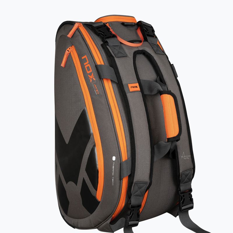 Borsa da padel NOX AT10 Team 42 l grey/orange 3