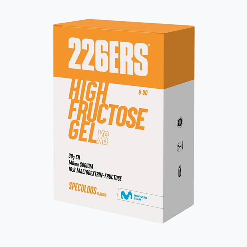 Gel energetico 226ERS Gel ad alto contenuto di fruttosio XS 8 x 44 g speculoos