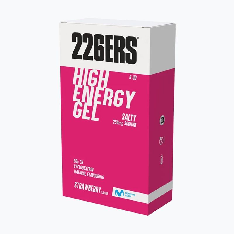 226ERS Gel ad alta energia 250mg 6 x 76 g fragola salata