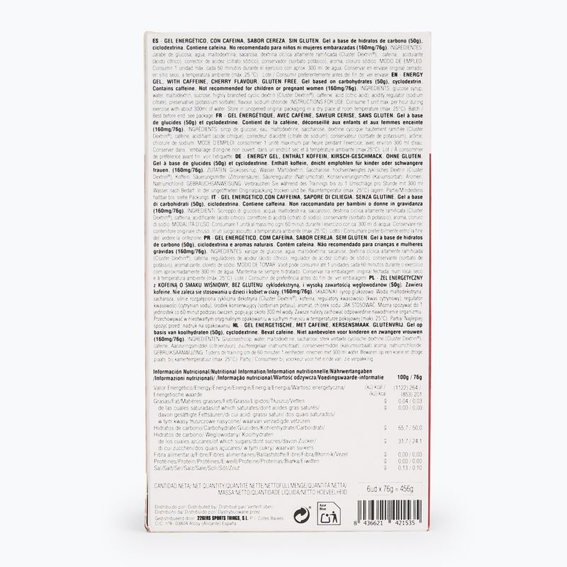 226ERS Gel ad alta energia 6 x 76 g caffeina 160 mg ciliegia 2