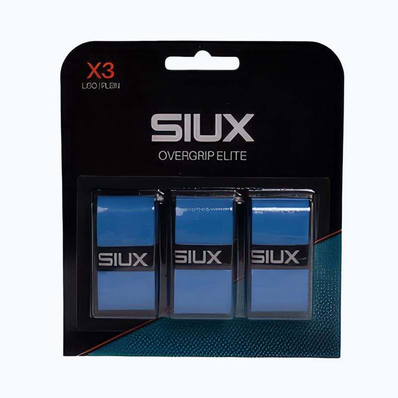 Manopole per padel Siux Elite Overgrip 3 pack blue