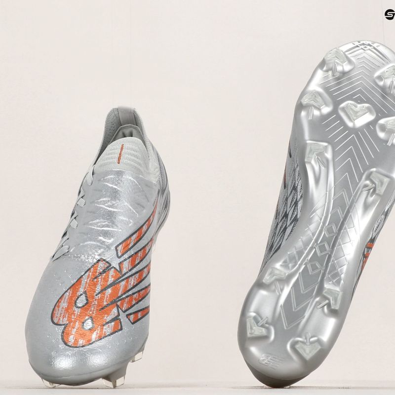Scarpe da calcio da uomo New Balance Furon v7 Pro FG argento 12