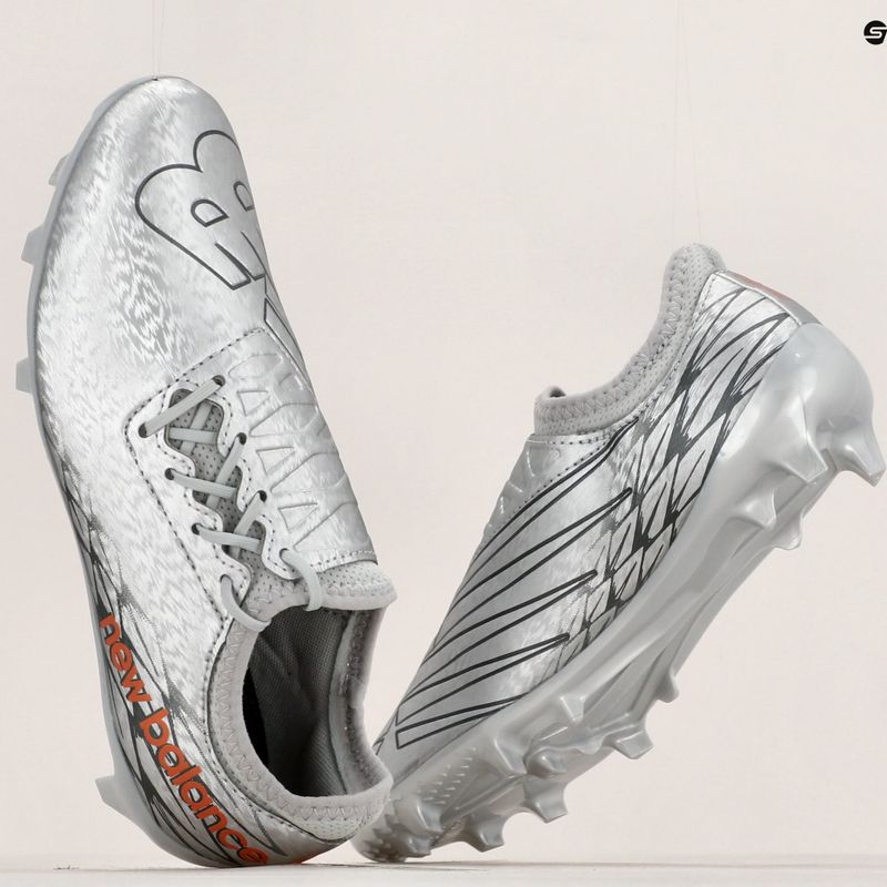 Scarpe da calcio per bambini New Balance Furon v7 Dispatch JNR FG argento 13