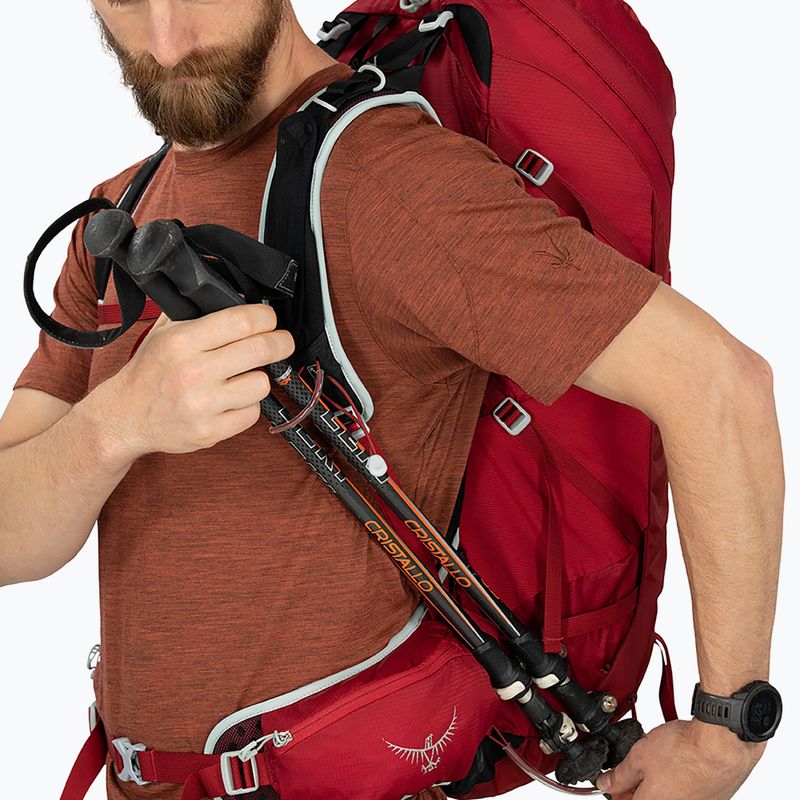 Zaino da trekking da uomo Osprey Talon 36 l (S-M) rosso cosmico 8