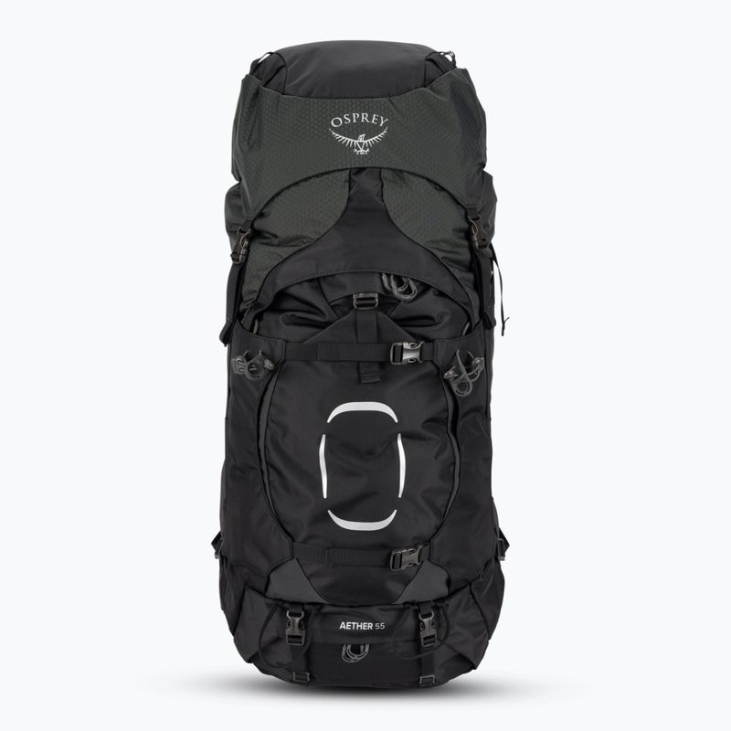 Zaino da trekking da uomo Osprey Aether 55 l nero