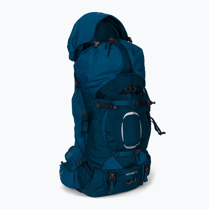 Zaino da trekking da uomo Osprey Aether 55 l deep water blue