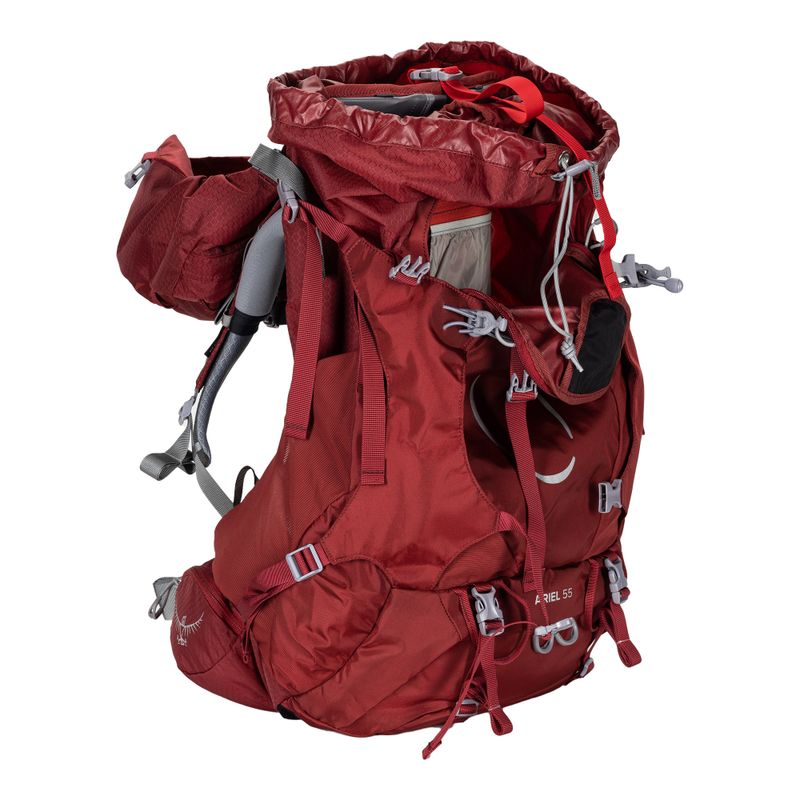 Zaino trekking da donna Osprey Ariel 55 l claret red 4