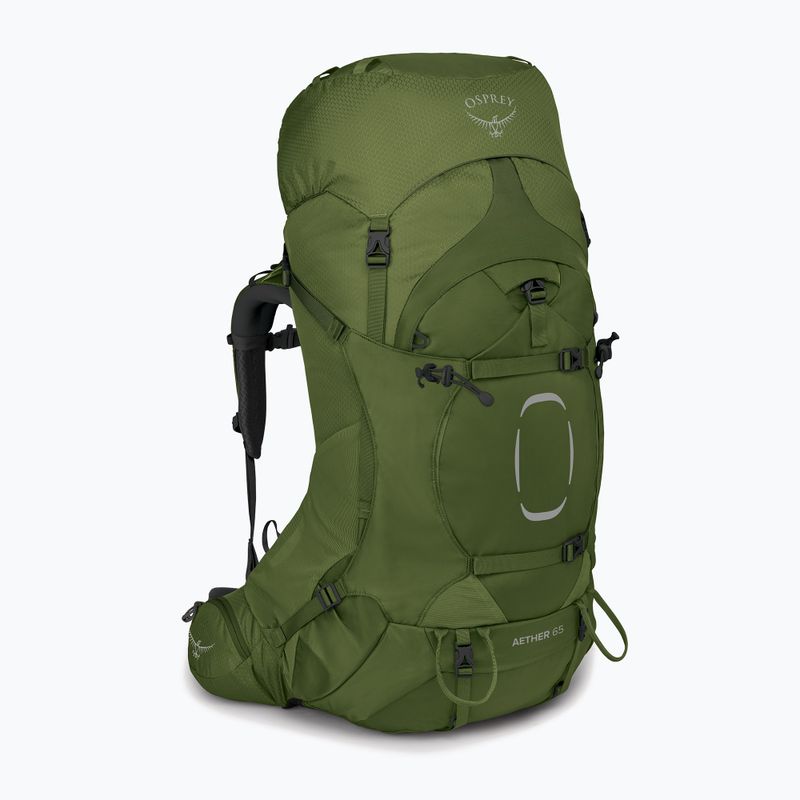 Zaino da trekking da uomo Osprey Aether 65 l aglio verde senape 5