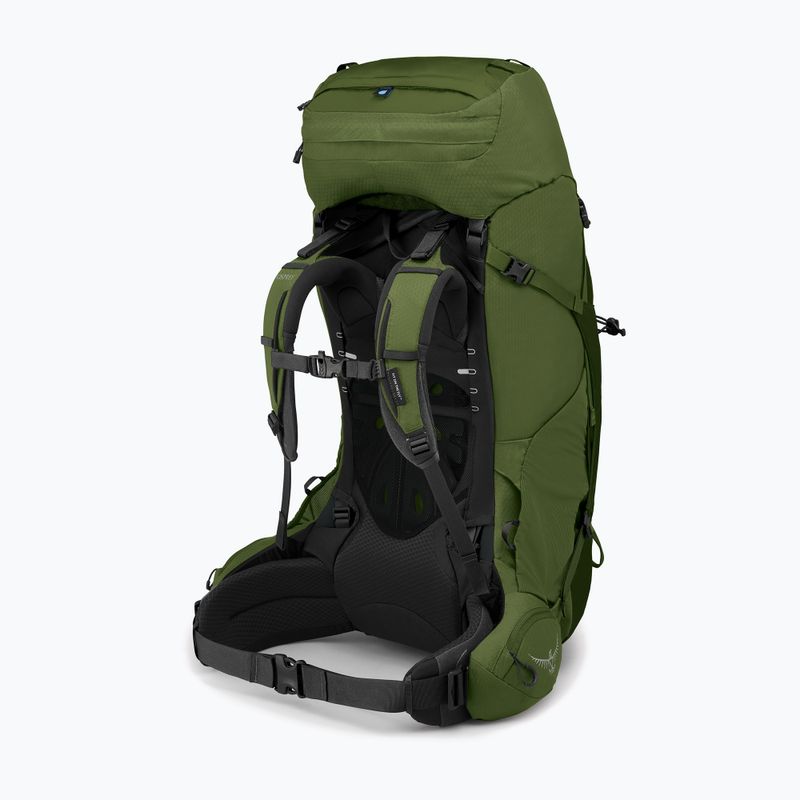 Zaino da trekking da uomo Osprey Aether 65 l aglio verde senape 6