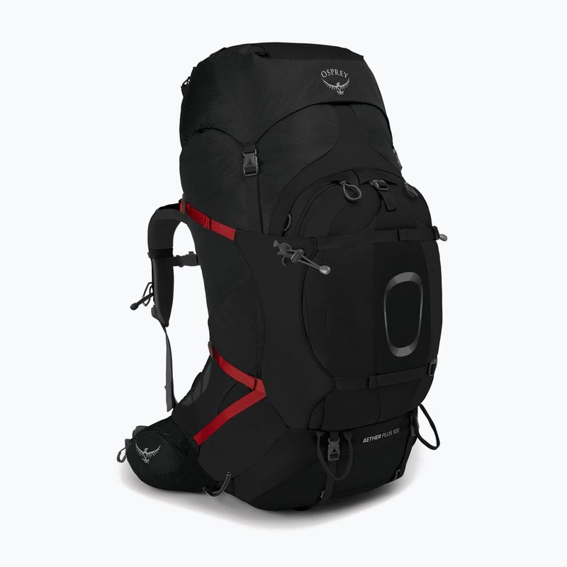 Zaino da trekking da uomo Osprey Aether Plus 100 l nero