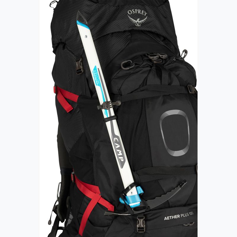 Zaino da trekking da uomo Osprey Aether Plus 100 l nero 9