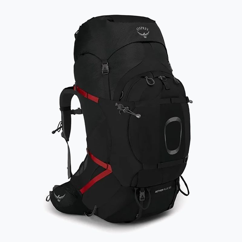 Zaino da trekking da uomo Osprey Aether Plus 100 l nero