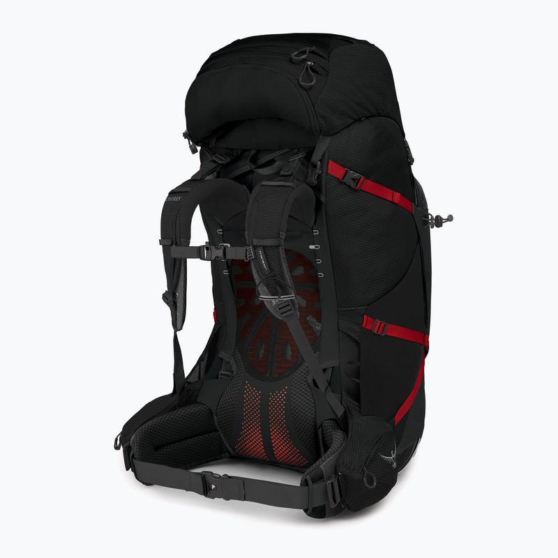 Zaino da trekking da uomo Osprey Aether Plus 100 l nero 2