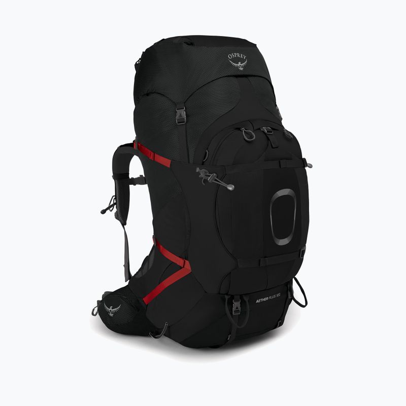 Zaino da trekking da uomo Osprey Aether Plus 100 l nero 2