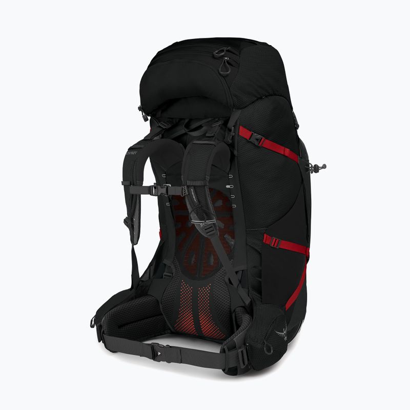 Zaino da trekking da uomo Osprey Aether Plus 100 l nero 3