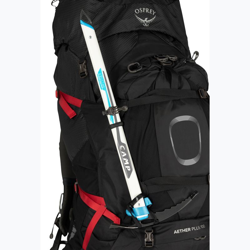 Zaino da trekking da uomo Osprey Aether Plus 100 l nero 5