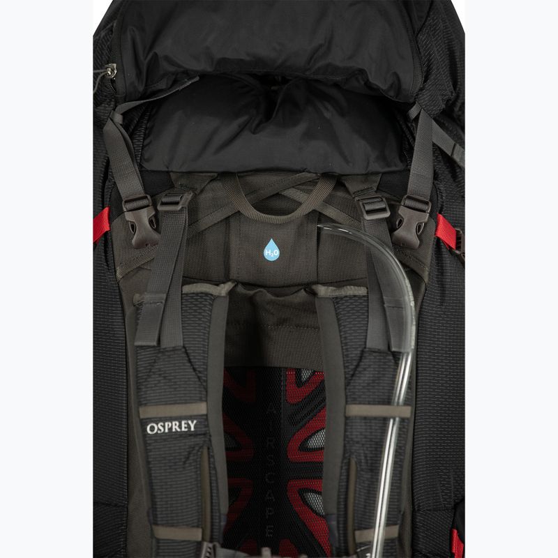 Zaino da trekking da uomo Osprey Aether Plus 100 l nero 7