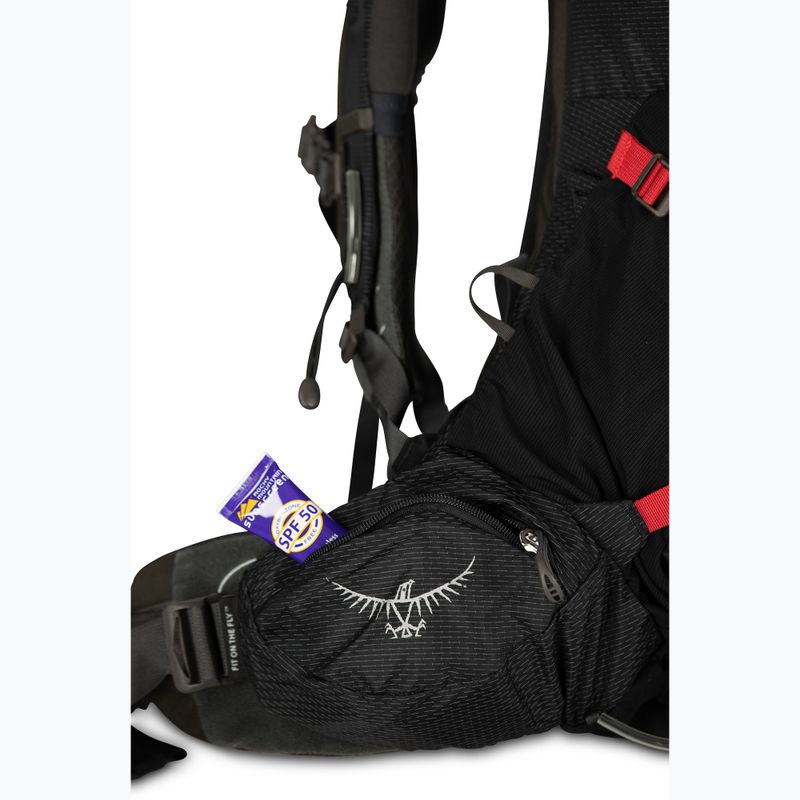 Zaino da trekking da uomo Osprey Aether Plus 100 l nero 9