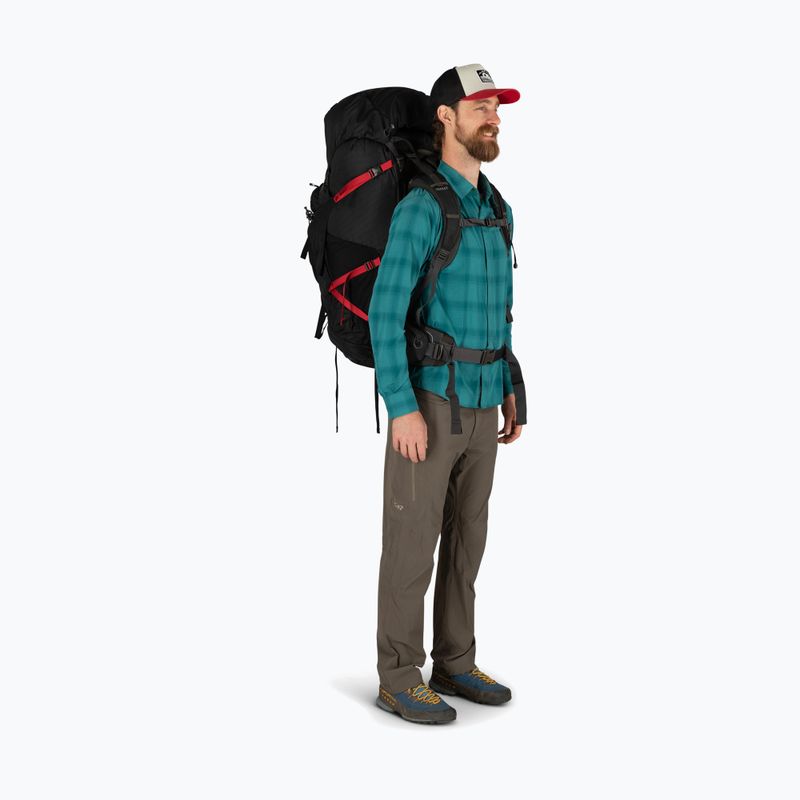 Zaino da trekking da uomo Osprey Aether Plus 100 l nero 11