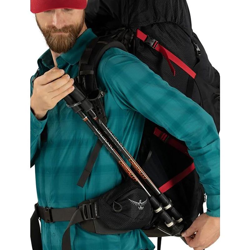 Zaino da trekking da uomo Osprey Aether Plus 100 l nero 13
