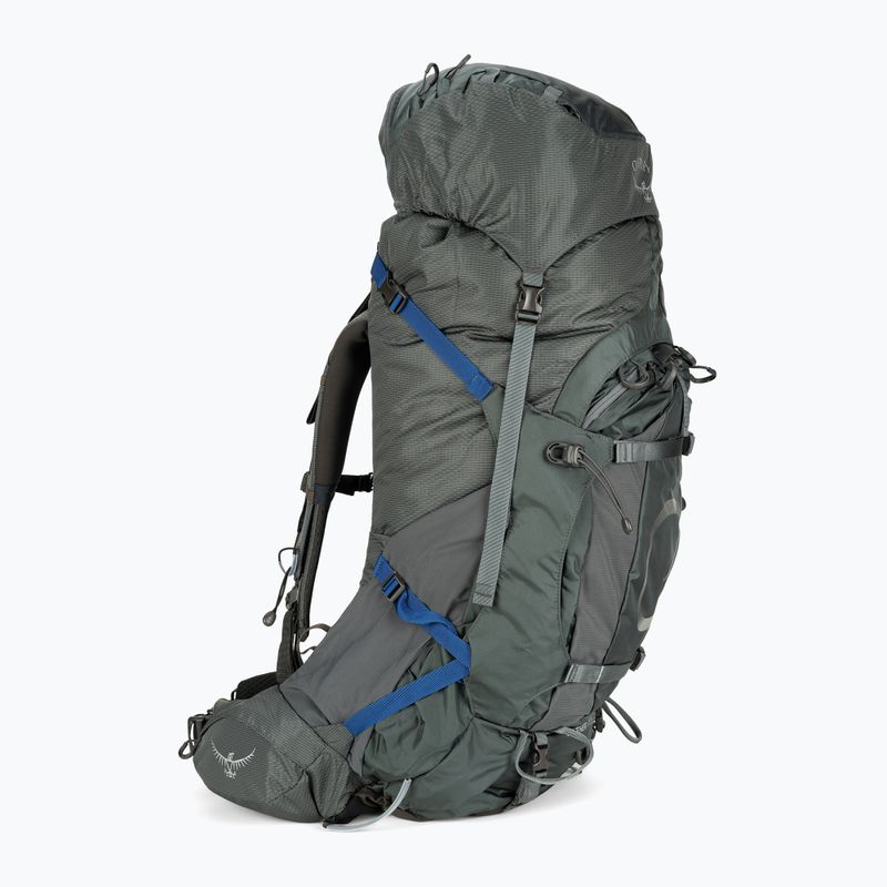 Zaino da trekking da uomo Osprey Aether Plus 70 l grigio eclisse 2