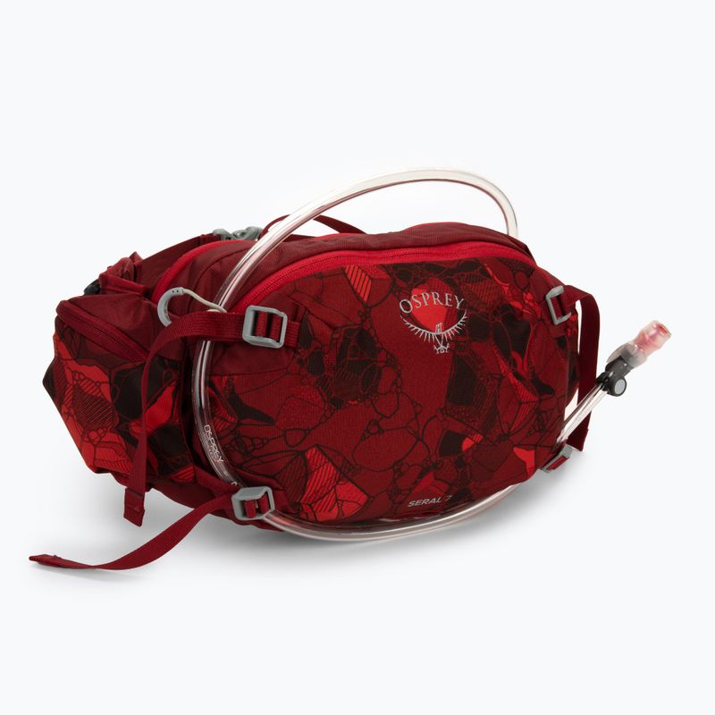 Osprey Seral 7 l res bike kidney claret red