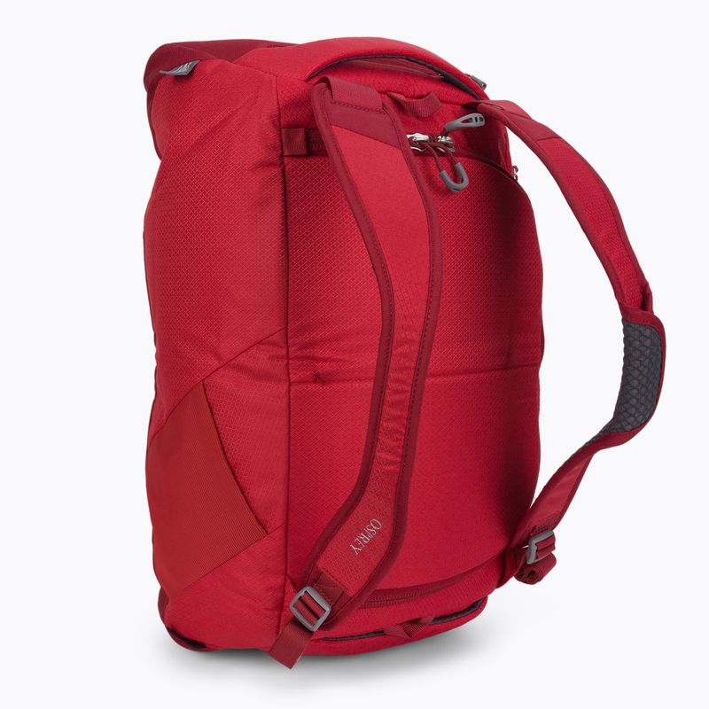 Osprey Daylite Duffel 30 l borsa da viaggio rosso cosmico 2