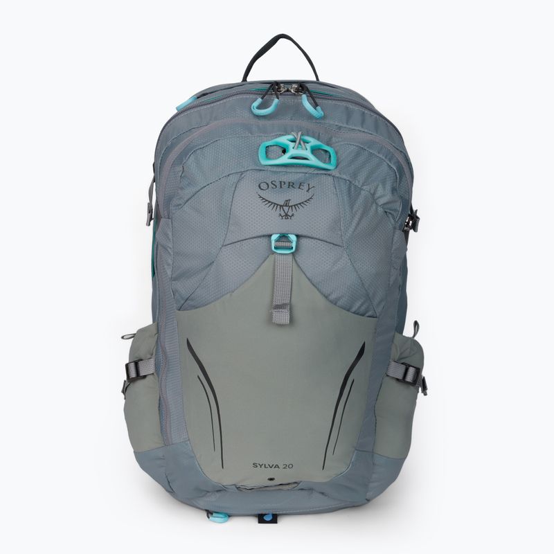 Zaino da bicicletta da donna Osprey Sylva 20 l downdraft grigio 2