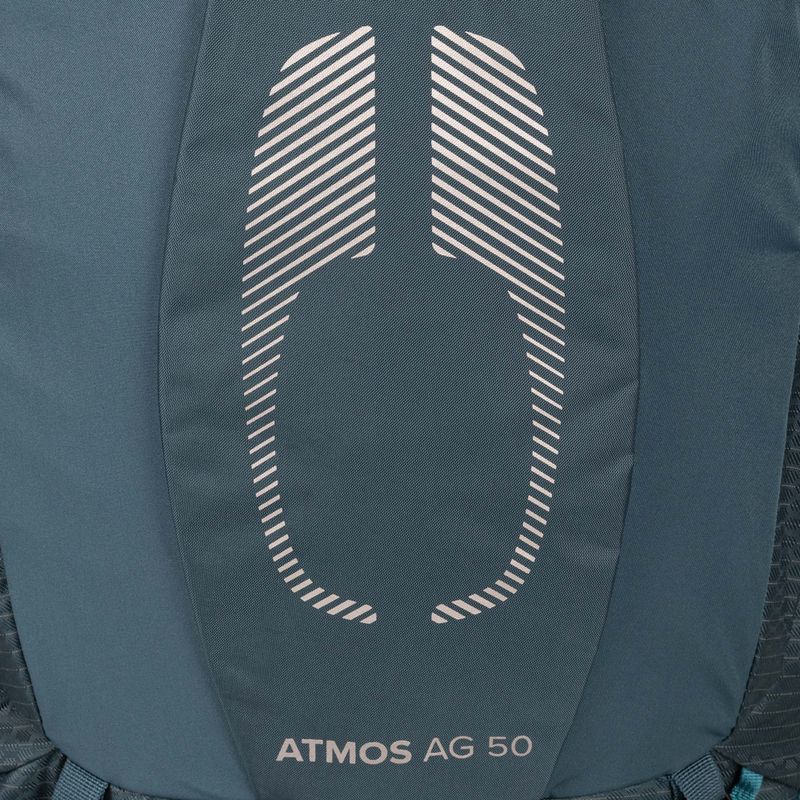 Zaino da trekking da uomo Osprey Atmos AG 50 l blu venturi 4