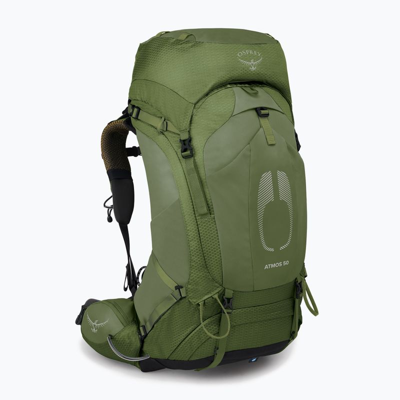 Zaino da trekking da uomo Osprey Atmos AG 50 l verde mitico 2