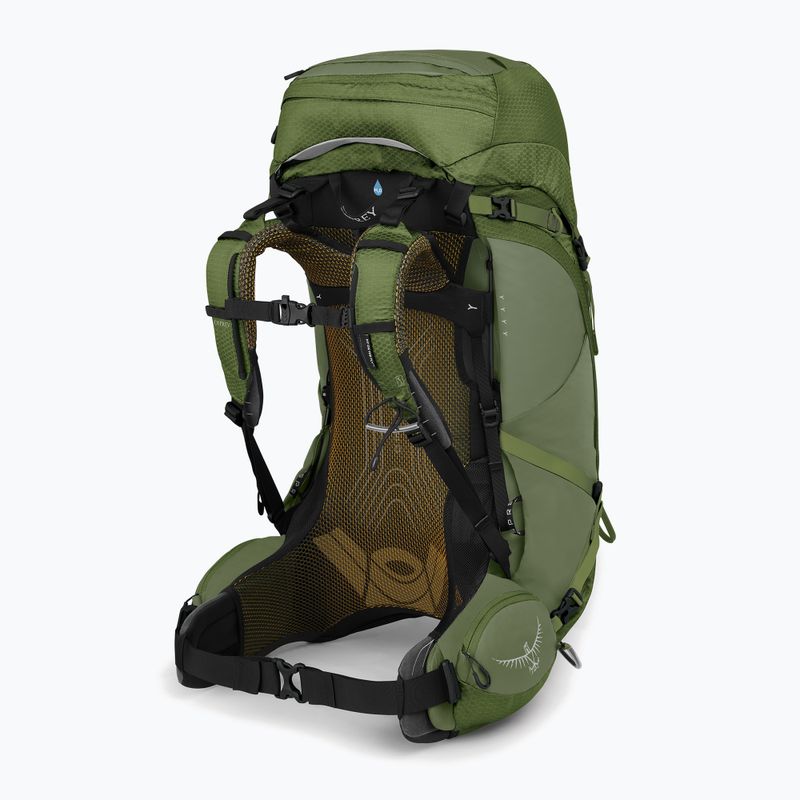 Zaino da trekking da uomo Osprey Atmos AG 50 l verde mitico 3