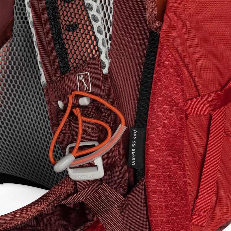 Zaino da trekking da uomo Osprey Stratos 26 l poinsettia red 8
