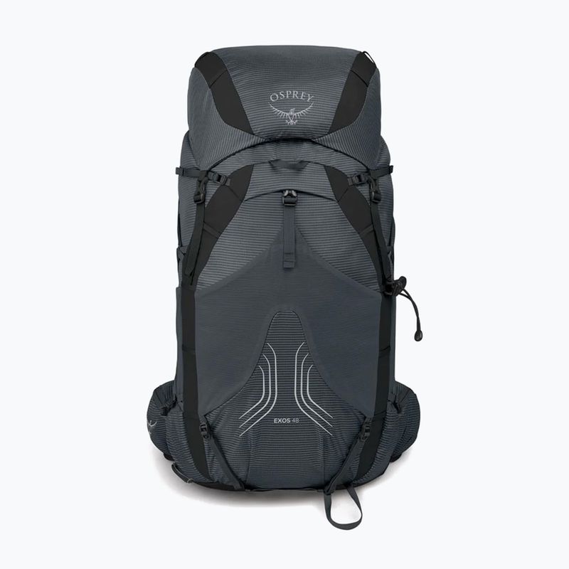 Zaino da trekking da uomo Osprey Exos S-M 48 l grigio tungsteno