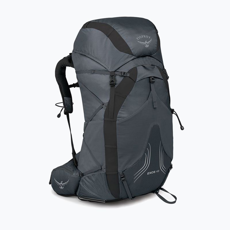 Zaino da trekking da uomo Osprey Exos S-M 48 l grigio tungsteno 2