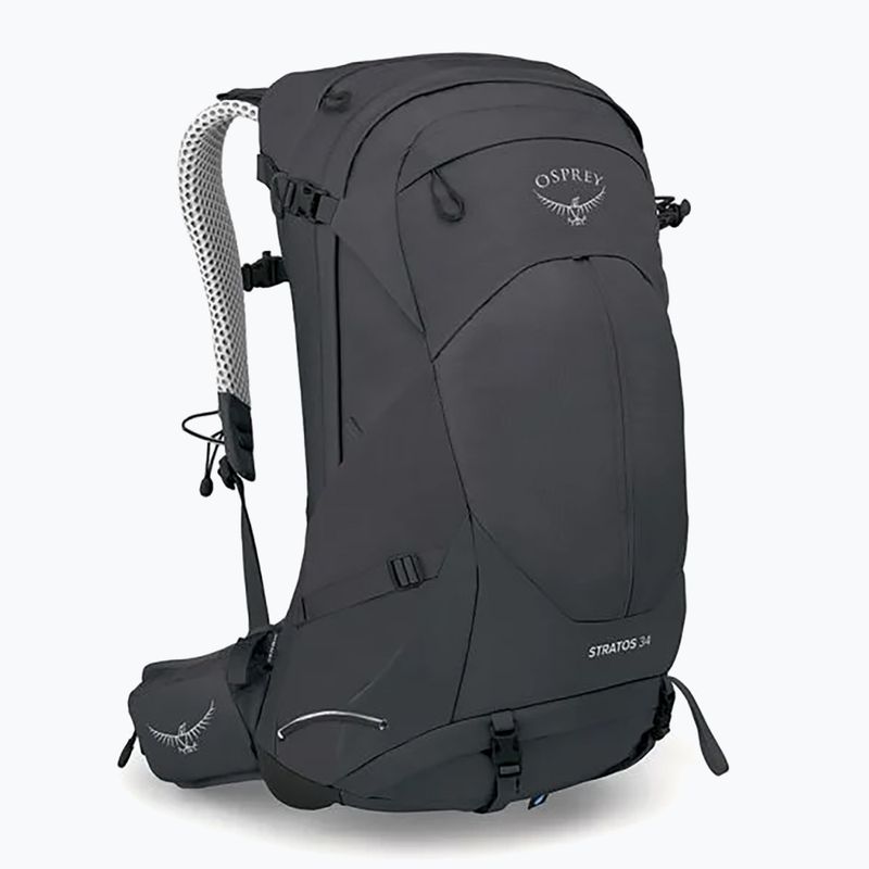 Zaino da trekking Osprey Stratos 34 l tunnel vision grigio uomo 3