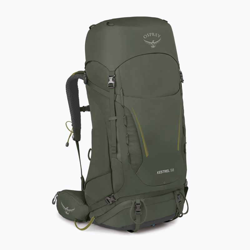Zaino trekking da uomo Osprey Kestrel 58 l verde bonsai 5