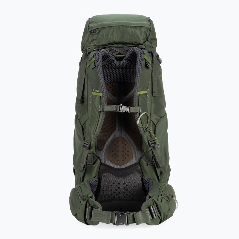 Zaino trekking da uomo Osprey Kestrel 58 l verde bonsai 3