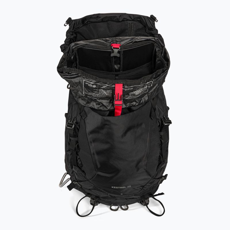 Zaino da trekking da uomo Osprey Kestrel 48 nero 4