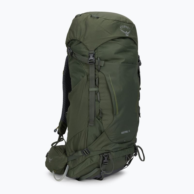 Zaino trekking da uomo Osprey Kestrel 38 l verde bonsai 2