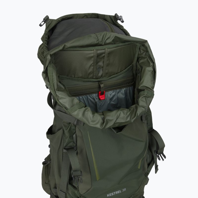 Zaino trekking da uomo Osprey Kestrel 38 l verde bonsai 4