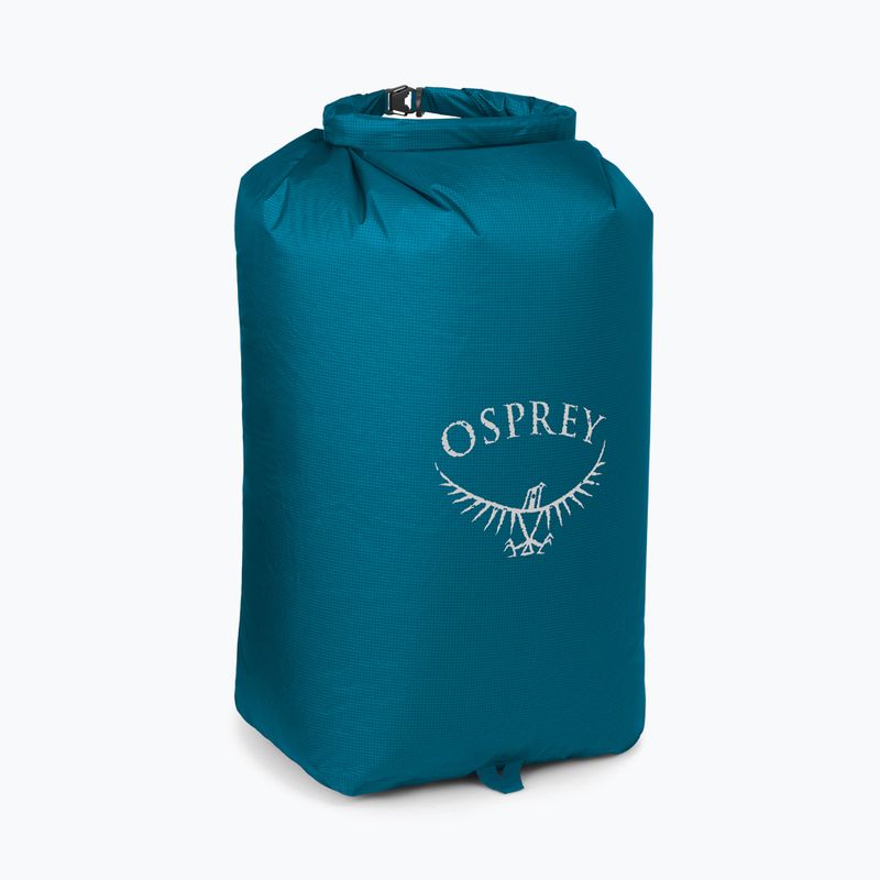 Sacco a secco ultraleggero Osprey 35 l blu fronte acqua