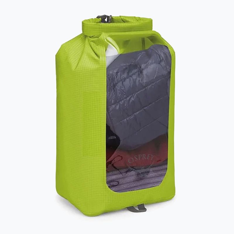 Sacco impermeabile Osprey DrySack w/Window 20 lime 2