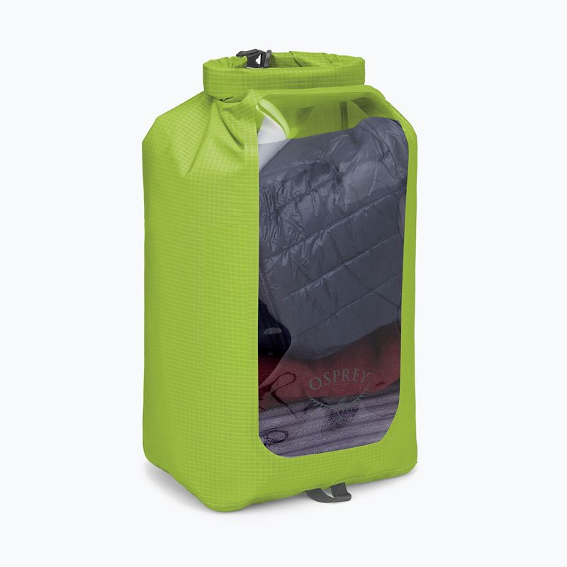 Sacco impermeabile Osprey DrySack w/Window 20 lime 2