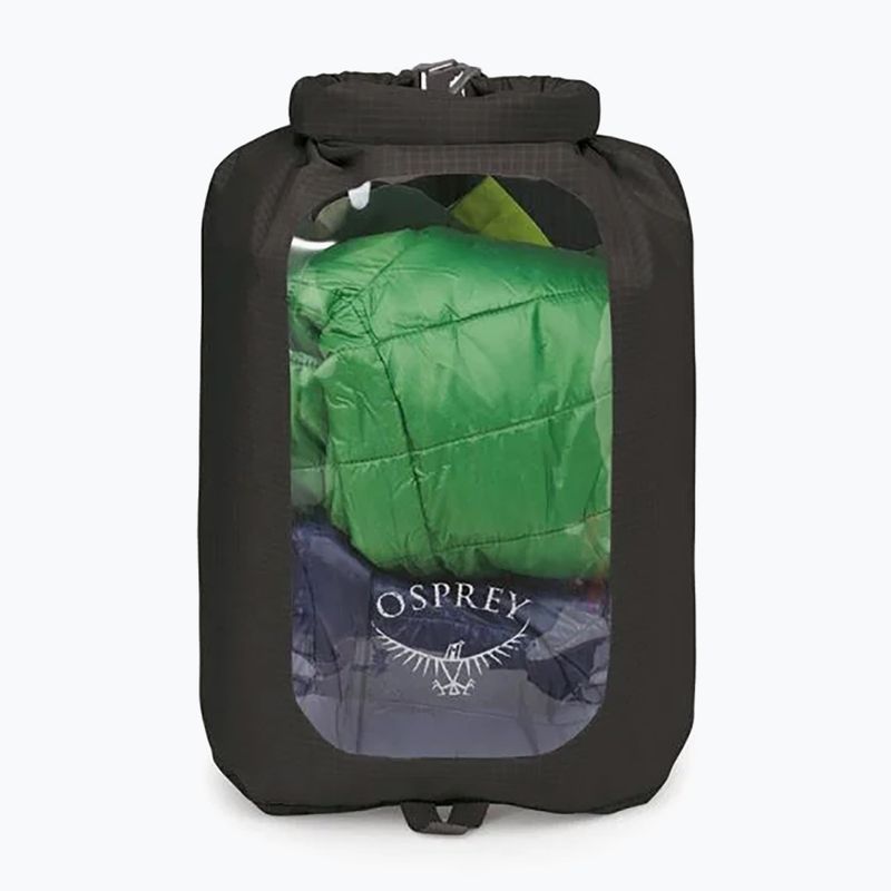 Sacco impermeabile Osprey DrySack w/Window 12 l nero